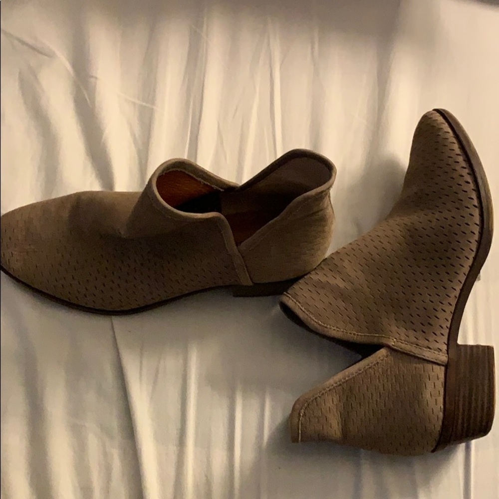 Lucky brand perforated bootie